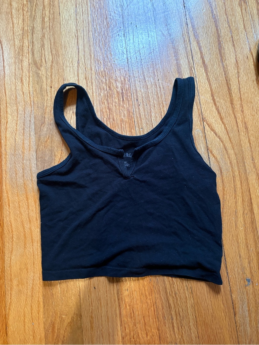 wild fable Black Cropped Tank Top